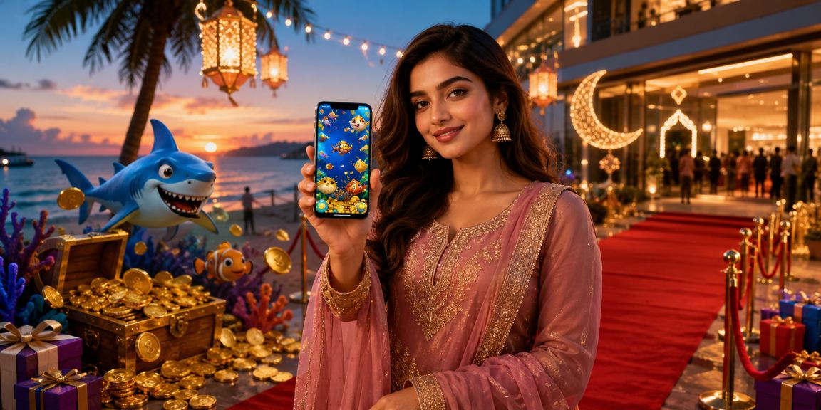 সেন্ট মার্টিনে ঈদ উৎসবে ফিশিং গেম খেলে পুরস্কার উপভোগ করছেন
